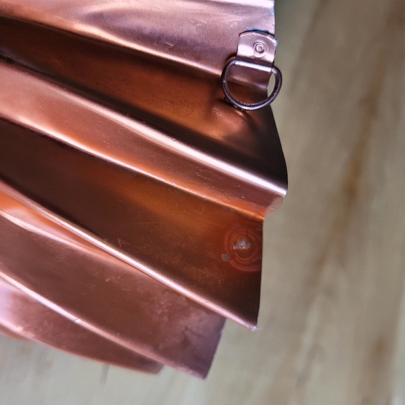 Vintage Copper Tone Swirl Fluted Mold Pan - Picture 6 of 8